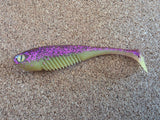 Floating Punker Shads 6cm (Pack of 6) – UV Active – Other Sizes Available | Paddle Tail | Softbait