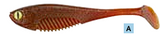 PUNKER 9CM Softbait 6 colours to choose from - UV ACTIVE - (Sinking)